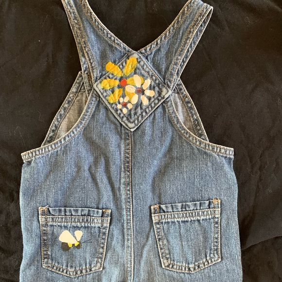 Hand painted baby overalls 12-18 months - Picture 4 of 5